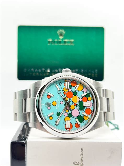 rolex op 41 tiffany dial|rolex celebration 41mm.